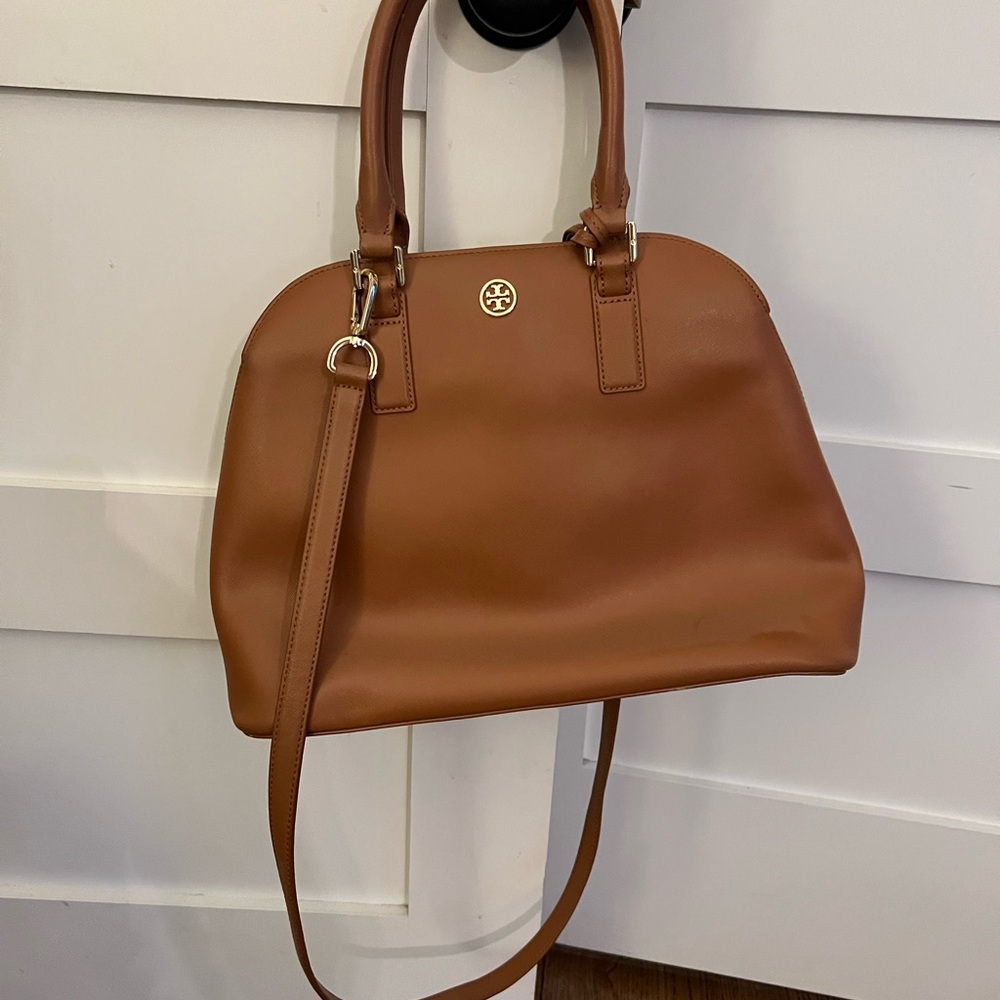 Tory burch shoulder bag with top handles
